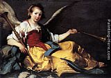 A Personification of Fame by Bernardo Strozzi
